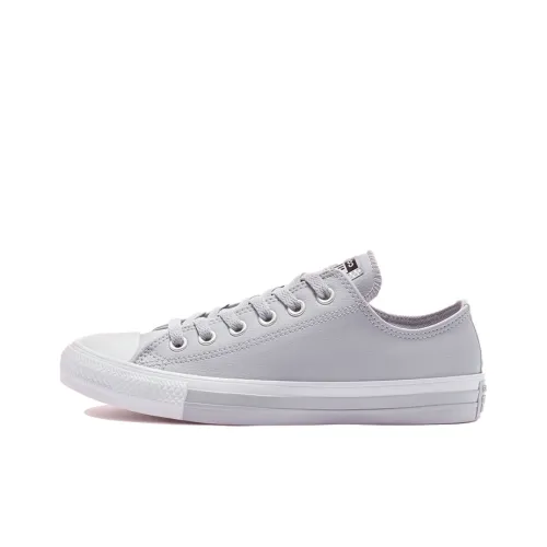 Converse Chuck Taylor All Star Slip Resistant Abrasion Resistant Низкие Кроссовки для скейтбординга Женские Серый Белый