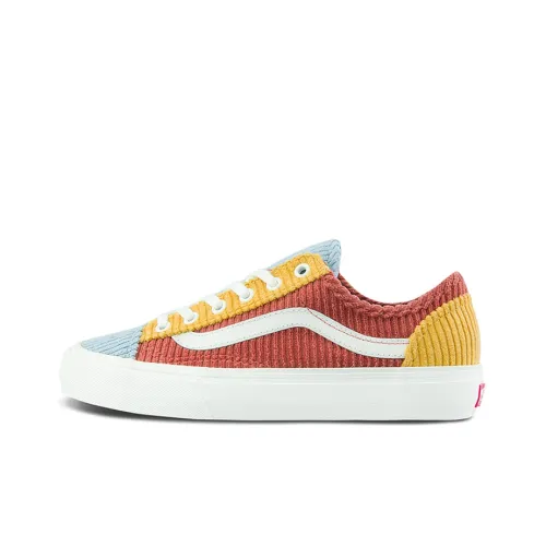 Vans Style 36 Series Era Low Скейтборд Кроссовки Унисекс Оранжевый Синий Цветовой Блок