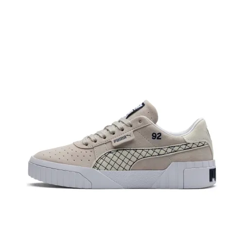 PUMA Cali Slip-Resistant Low-Top Скейтборд Кроссовки Женские Silver Серый
