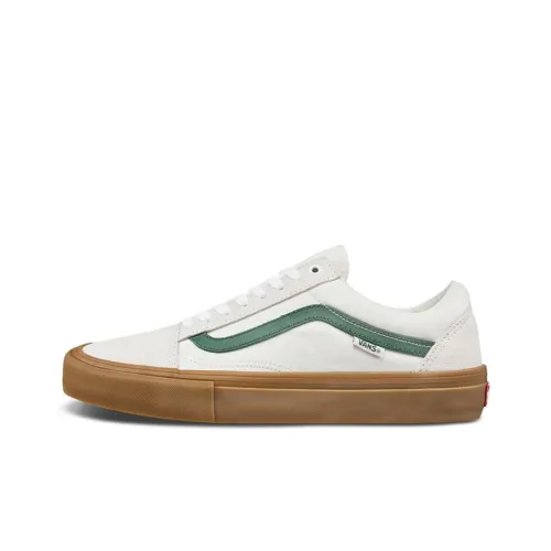 VANS Old Skool Collection Pro Low Топ Скейтборд Кроссовки Unisex Белый Зеленый
