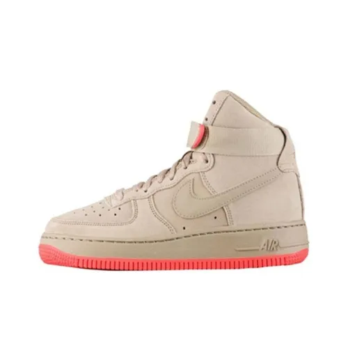 Nike Air Force 1 Khaki Нелипкий Легкий Высокий Топ Скейтборд Кроссовки Мужские Серый Красный