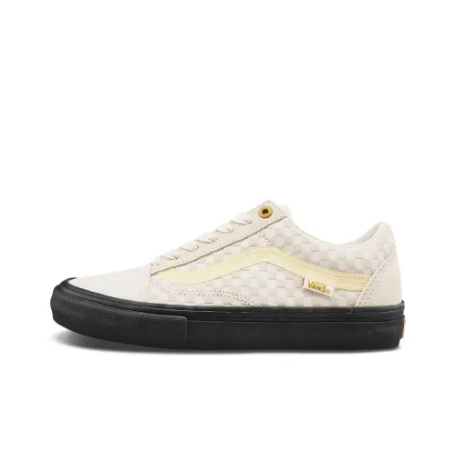 Vans OLD SKOOL PRO Low Топ Скейтборд Кроссовки Унисекс Белый