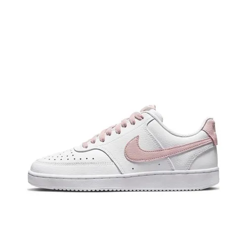 Nike Court Vision 1 Low Топ Скейтборд Кроссовки Женские Розовые Белые