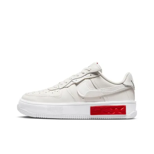 Nike Air FORCE 1 Fontanka противоскользящие устойчивые к истиранию дышащие низкие кроссовки для скейтбординга женские белые красные