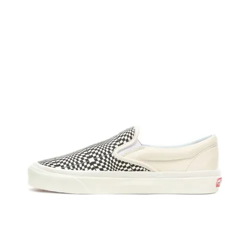 VANS Authentic Series Factory Slip On 98 D Low Top Скейтборд Кроссовки Unisex TWISTED Черно-белая шахматка