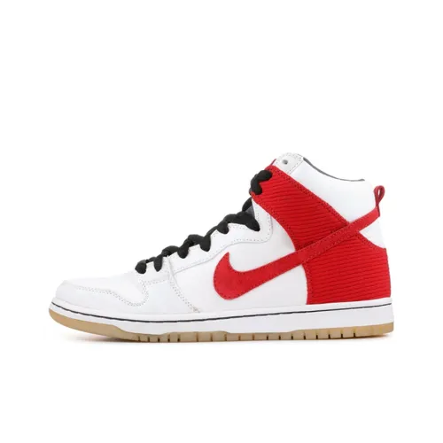 Nike Dunk SB Cheech Chong Slip-Resistant High Top Скейтборд Кроссовки Мужские Белый Красный