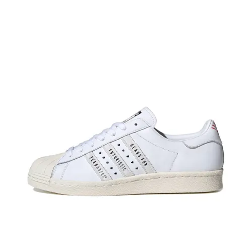 Adidas Originals Superstar 80s Human Made Low Топ Скейтборд Кроссовки Унисекс Белый