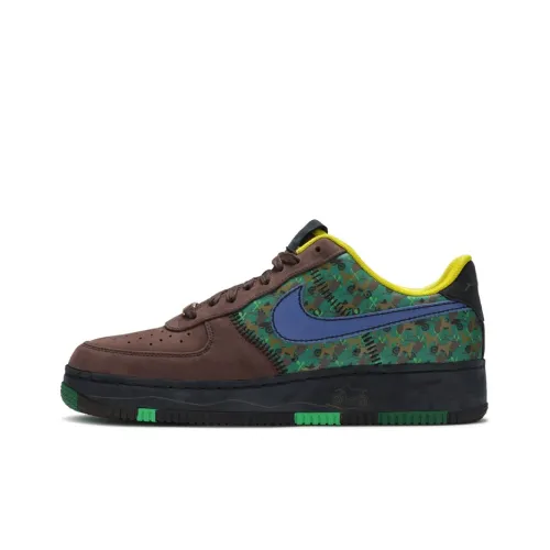 Nike Air Force 1 07 Low 'Doernbecher' Slip-Resistant Low-Top Skateboard Shoes Men's Brown Green Blue