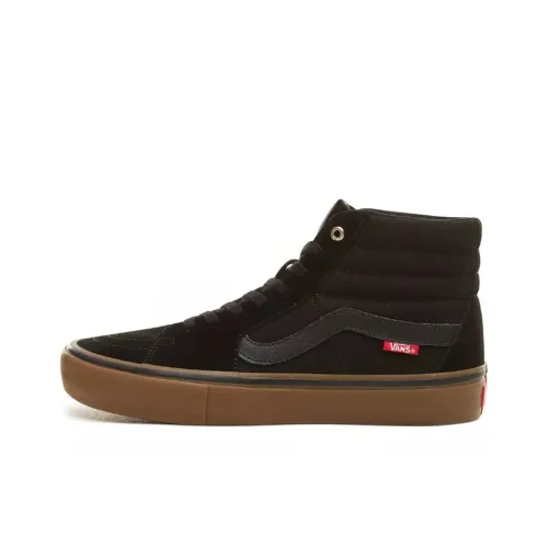 Vans SK8 Pro High Топ Скейтборд Кроссовки Unisex Черный Коричневый