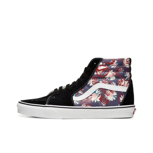 VANS SK8 High Топ Скейтборд Кроссовки Унисекс Черный Коричневый