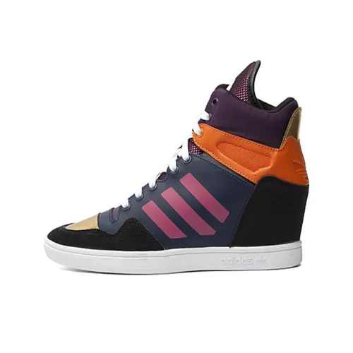 Adidas Originals Metro Attitude Slip-resistant Abrasion-resistant High Top Skateboard Shoes Women's Adidas Originals Metro Attitude Противоскользящие Устойчивые к истиранию Высокие Кроссовки для скейтбординга Женские