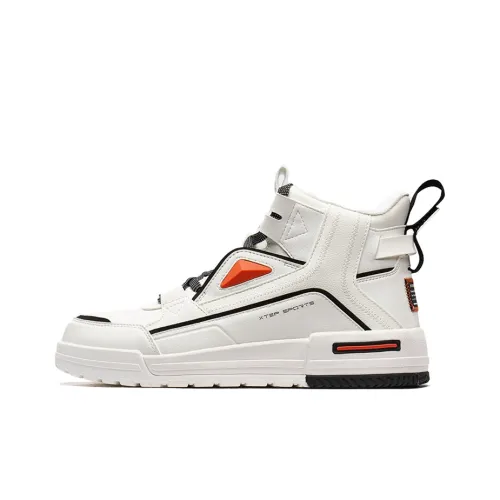 XTEP Life Performance Collection Термические Высокие Кроссовки для Скейтбординга Мужские Бежевые