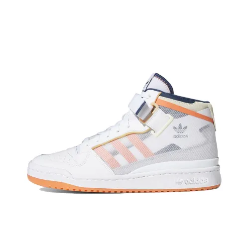 Adidas Originals Forum Mid TT MID Топ Скейтборд Кроссовки Унисекс Белый