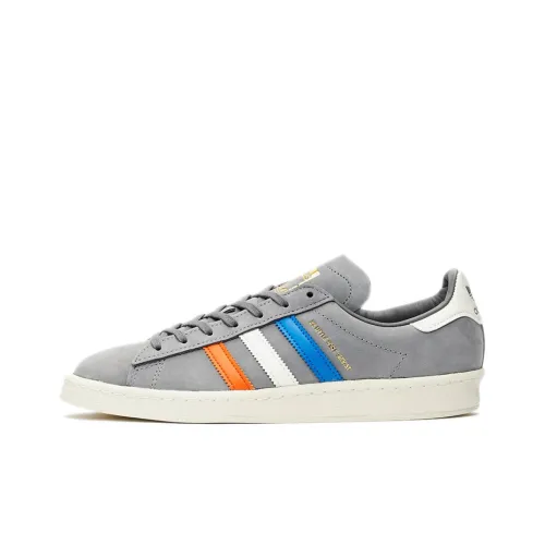 Adidas Originals Campus 80S 22 Little West Устойчивые к истиранию низкие скейтбордические кроссовки Мужские Серый Белый