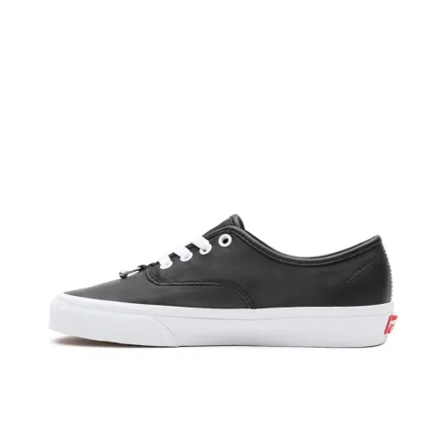 Vans Authentic Series Масло Кожа Низкие Кроссовки для скейтбординга Унисекс Черные