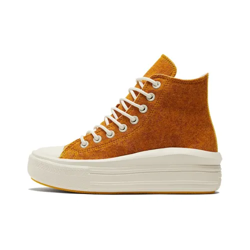 Converse Chuck Taylor All Star Износостойкий и Легкий Высокий Топ Скейтборд Кроссовки Женские Земляной Желтый