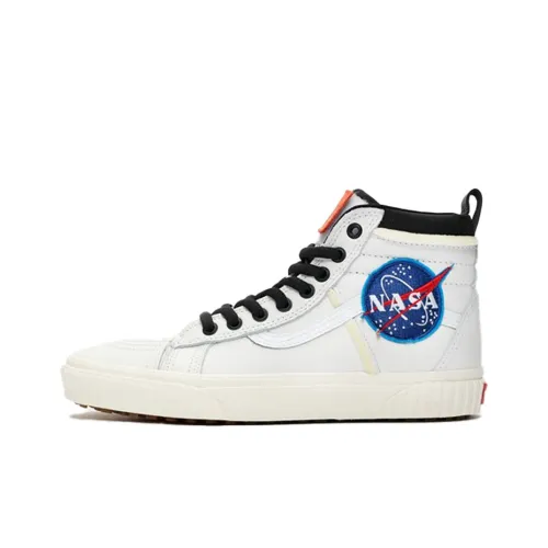 NASA collaboration x VANS SK8 46 MTE DX Космос Voyager High Топ Скейтборд Кроссовки Унисекс Белый