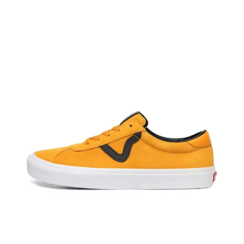 Vans Sports Low Топ Скейтборд Кроссовки Унисекс Желтый Черный