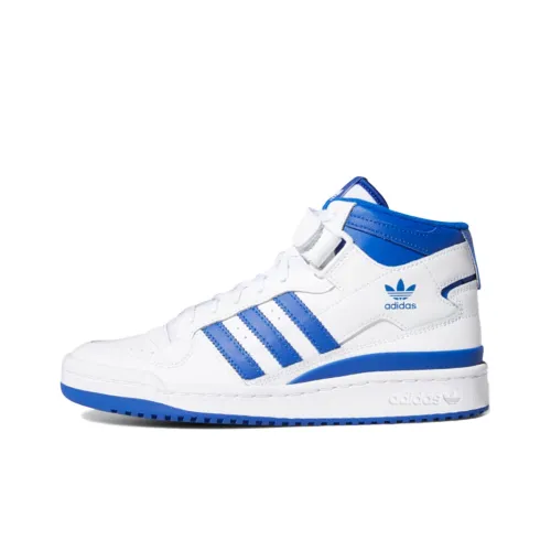Adidas Originals Forum Mid Топ Кроссовки для скейтбординга Женские Сине-белый