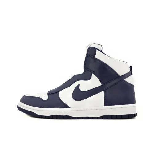 Sacai совместный бренд x Nike Dunk Покрытие Slip Resistant и Abrasion Resistant MID Топ Скейтборд Кроссовки Женские Синий Белый