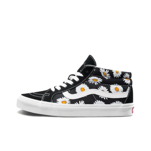 VANS SK8 MID Топ Скейтборд Кроссовки Унисекс Черный