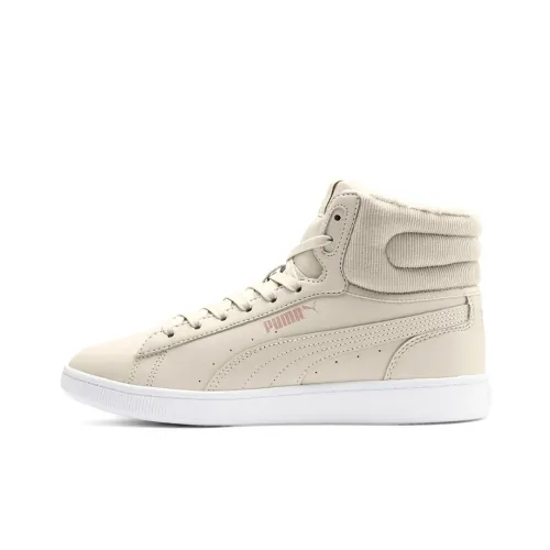 PUMA Vikky v2 MID CUT Зимний Высокий Топ Скейтборд Кроссовки Женские Светлый хаки