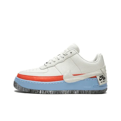 Nike Air Force 1 Jester XX SE Slip Resistant Abrasion Resistant Низкий Топ Скейтбординг Кроссовки Женские Белый Оранжевый Синий