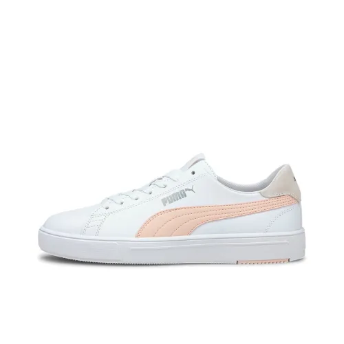 PUMA Serve Pro Lite Low Топ Кроссовки для скейтбординга Женские Белые Розовые