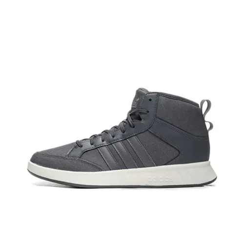 Adidas Court80s MID Легкий Покрытие MID Топ Кроссовки для скейтбординга Унисекс Серый