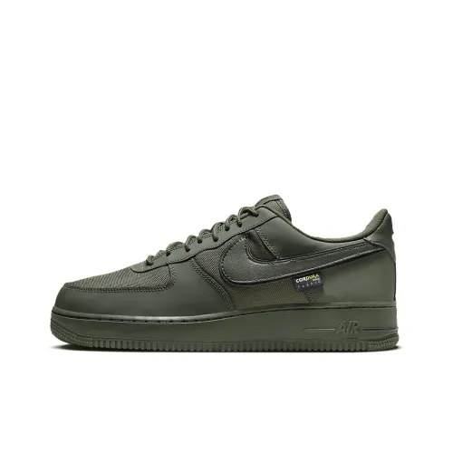 Nike Air Force 1 07 Gore Te Slip Resistant Abrasion Resistant Водонепроницаемый Низкий Топ Скейтбординг Мужской Армейский Зеленый