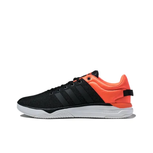 Adidas Cloudfoam Swish Износостойкие противоскользящие и дышащие низкие кроссовки для скейтбординга Мужские Красный Флуоресцентный