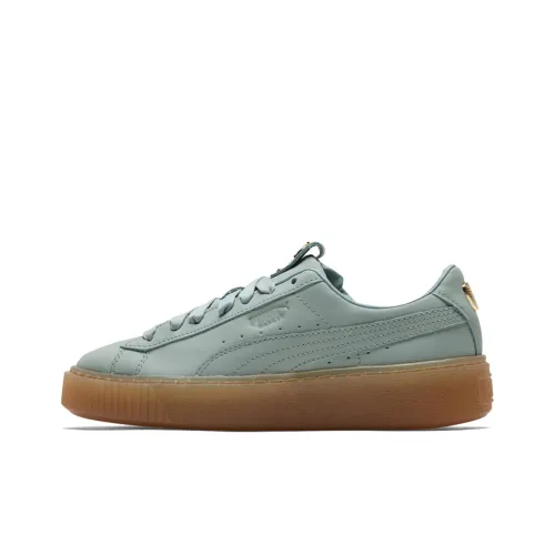 PUMA Платформа Низкие Кроссовки для Скейтбординга Женские Циановые