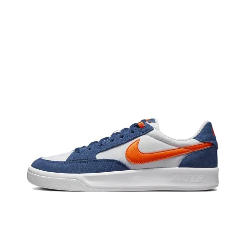 Nike SB Adversary Prm Low Топ Скейтборд Кроссовки Унисекс Белый Синий Оранжевый