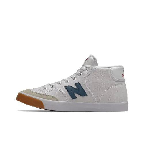 New Balance NB 213 MID Топ Скейтборд Кроссовки Мужские Белый Синий
