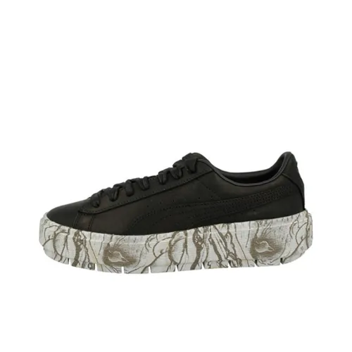 PUMA Platform Trace Mimicry Low Скейтборд Кроссовки Унисекс Черный