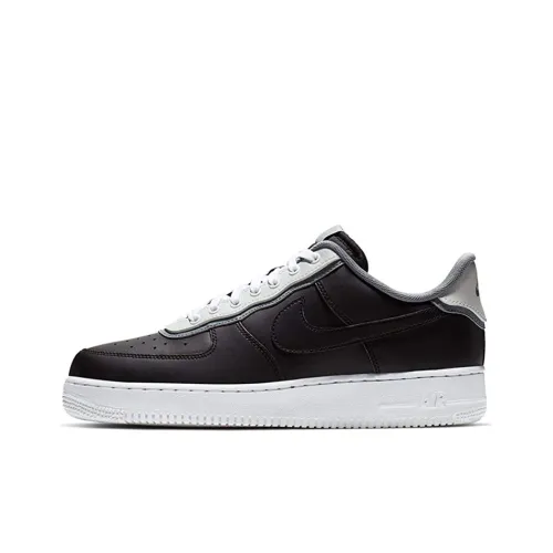 Nike Air FORCE 1 07 LV8 1 Non Slip Легкий Низкий Топ Скейтбординг Кроссовки Мужские Черные