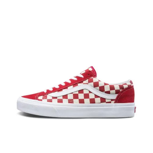 VANS Style 36 Low Топ Скейтборд Кроссовки Унисекс Красный Белый