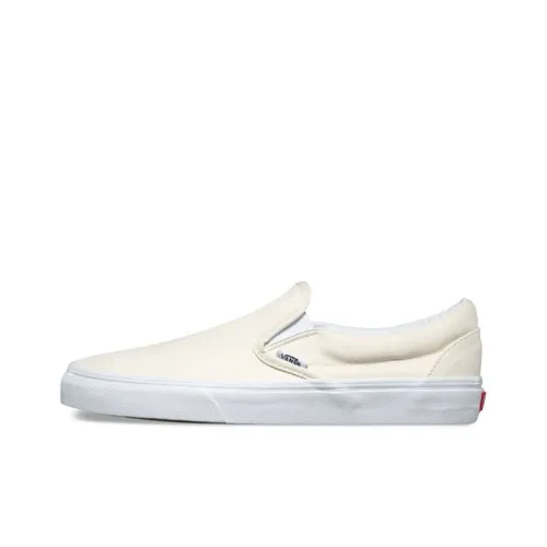 VANS Slip On Series Low Top Скейтборд Кроссовки Unisex Ecru