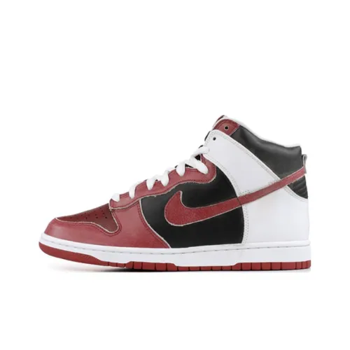 Nike Dunk SB Jason Voorhees Нескользящие Легкие Высокие Кроссовки для Скейтбординга Мужские Черные Красные