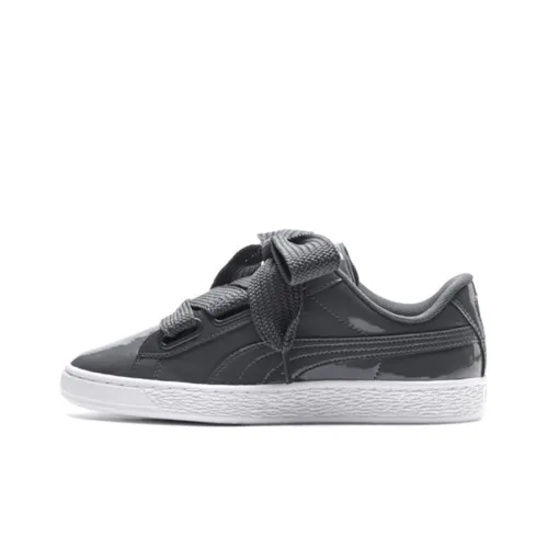 PUMA Basket Heart Low Топ Скейтборд Кроссовки Женские Серые