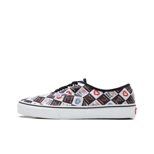 VANS Authentic Series Low Топ Скейтборд Кроссовки Унисекс Черный Белый