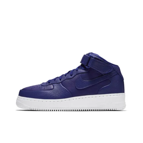 Nike Air Force 1 Concord MID Топ Скейтборд Кроссовки Мужские Фиолетовые