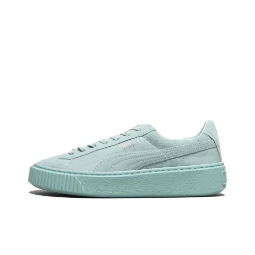 PUMA Platform RESET Low Top Скейтборд Кроссовки Женские Мятно-Зеленый