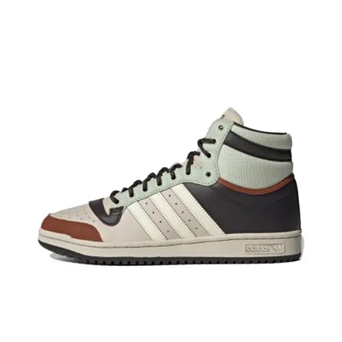 Star Wars x Adidas Originals Top Ten Hi High Скейтборд Кроссовки Унисекс Коричневый