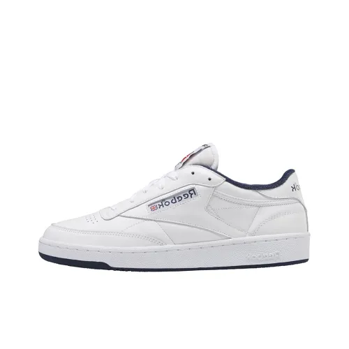 Reebok совместный бренд Club C Series 85 Low Топ Скейтборд Кроссовки Унисекс Белый Темно-Синий