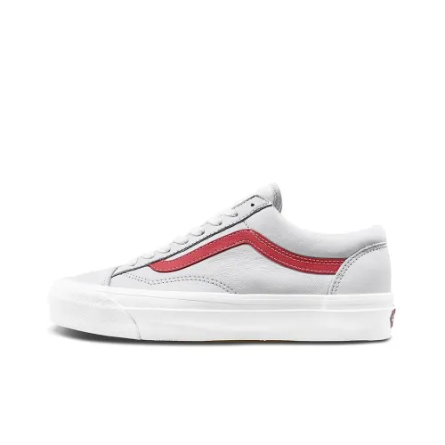 VANS Style 36 LX Low Топ Скейтборд Кроссовки Unisex Белый Красный