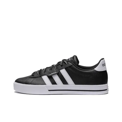 Adidas Neo Daily 3,0 Slip-resistant Abrasion-resistant Low-top Skateboard Shoes Men's Black Adidas Neo Daily 3,0 Противоскользящие устойчивые к истиранию низкий топ кроссовки для скейтбординга мужские черные
