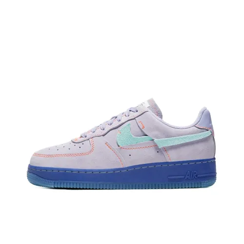 Nike Air FORCE 1 07 Lu Покрытие Устойчивое к истиранию Низкий Топ Скейтбординг Кроссовки Женские Фиолетовые