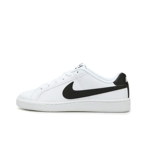 Nike Court Royale SL Slip-on Устойчивый к истиранию Низкий Топ Скейтбординг Мужской Белый Черный