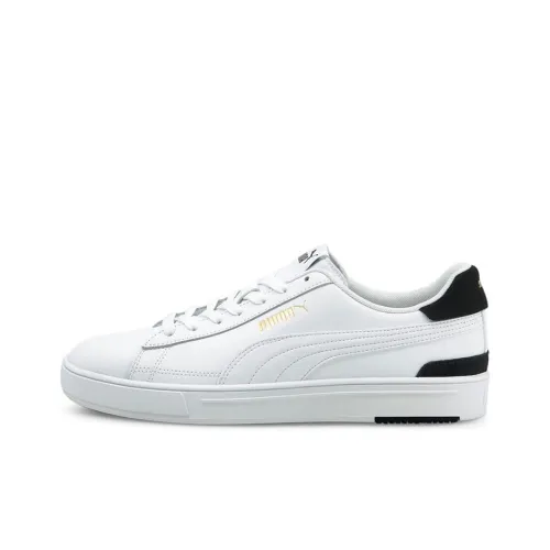 PUMA Serve Pro Low Кроссовки для скейтбординга Унисекс Белый Черный